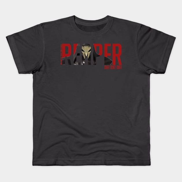 Reaper - Overwatch Kids T-Shirt by Rendi_the_Graye